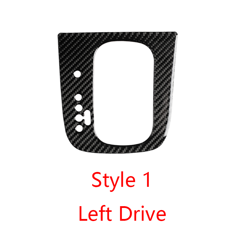 Autocollant de changement de vitesse de voiture en Fiber de carbone, 1 pièce, pour Volkswagen Vw Golf 5 Golf 6 SCIROCCO GTI intérieur automobile