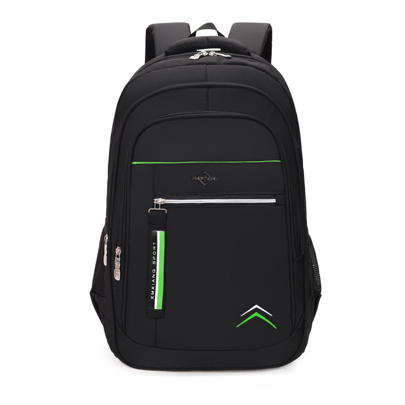 University Student School Backpack Men Large Capacity High School Bags for Teenage Boys Casual college style 2022: Green