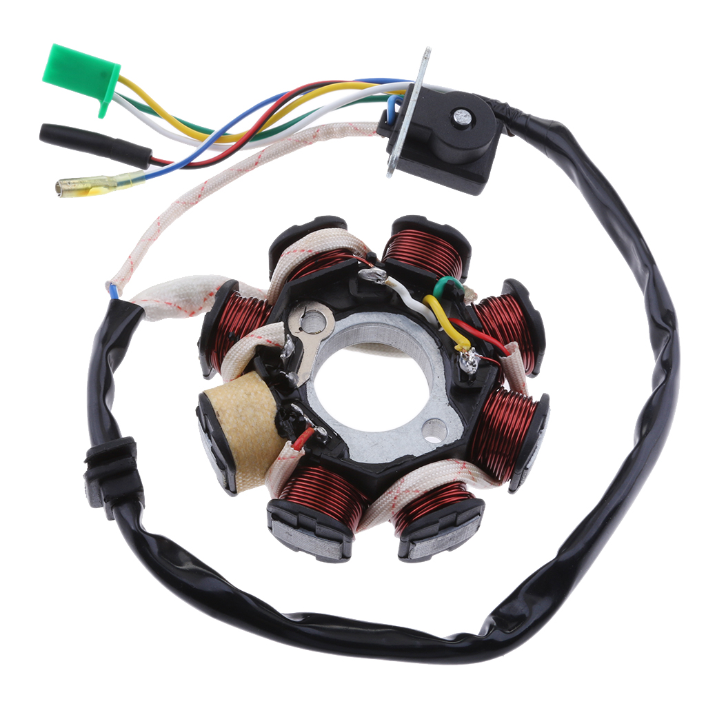 GY6 125CC 150CC 8 POLE MAGNETO STATOR IGNITION COIL ASSEMBLY