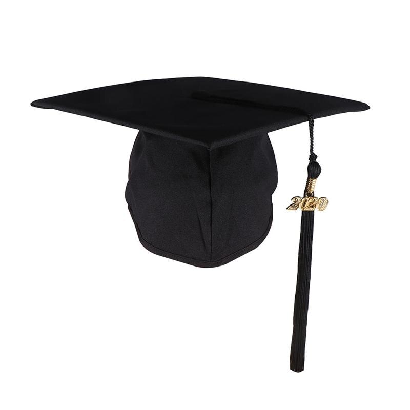 Czarny 2020 toga studencka i kutas czapka doktorancka ustawia licencjat płaszcz ukończenie szkoły szata przebranie na karnawał na ceremonia ukończenia szkoły