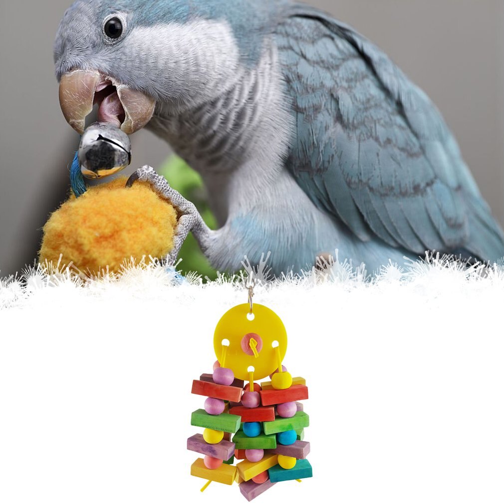 Parrot Swing Parrot Biting Toy Ladder Bird Parrot Toy Portable Bird Pet Supplies Bird Cage Accessories