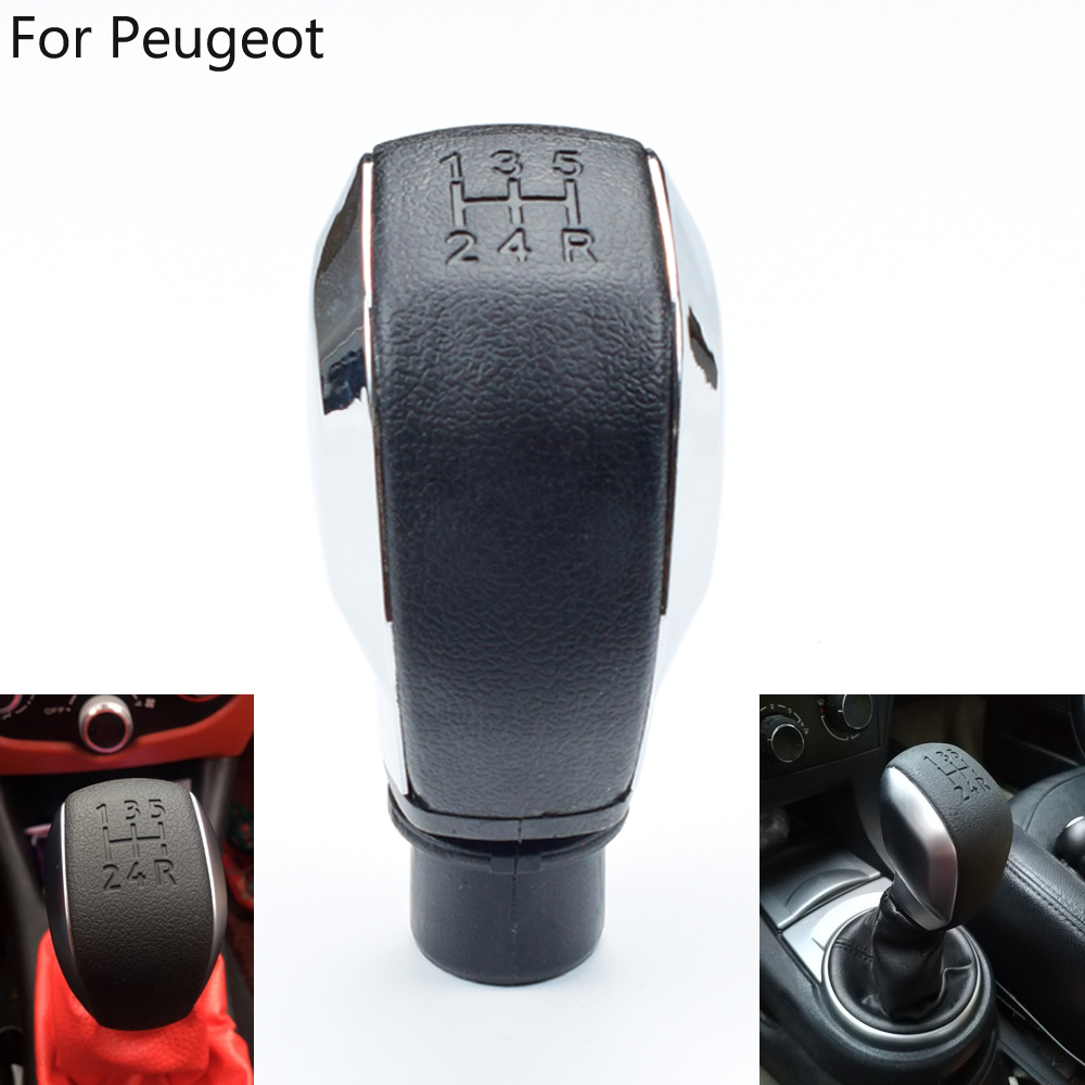 Pommeau de levier de vitesse automatique à 5 vitesses, pour Peugeot 106 206 306 406 207 307 407 301 308 3008, citroën C2 C3 C4 Elysee