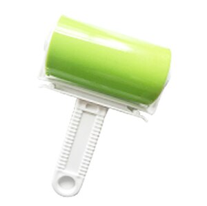 Herbruikbare Lijm Hair Remover Kleding Schoon Lint Roller Tapijt Reinigen Pluche Bont Borstel Dust Remover Cleaner: green