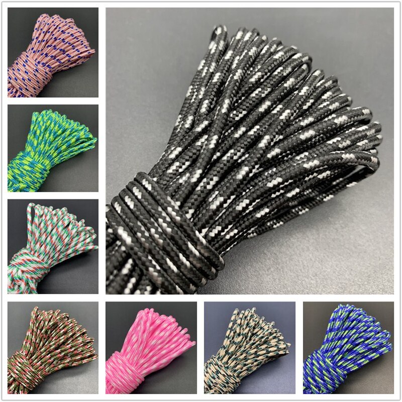 Corde de Parachute 10 mètres/lot, 3mm, Lan, pour Type Mil Spec, équipement de survie, Camping, escalade, masque, bricolage