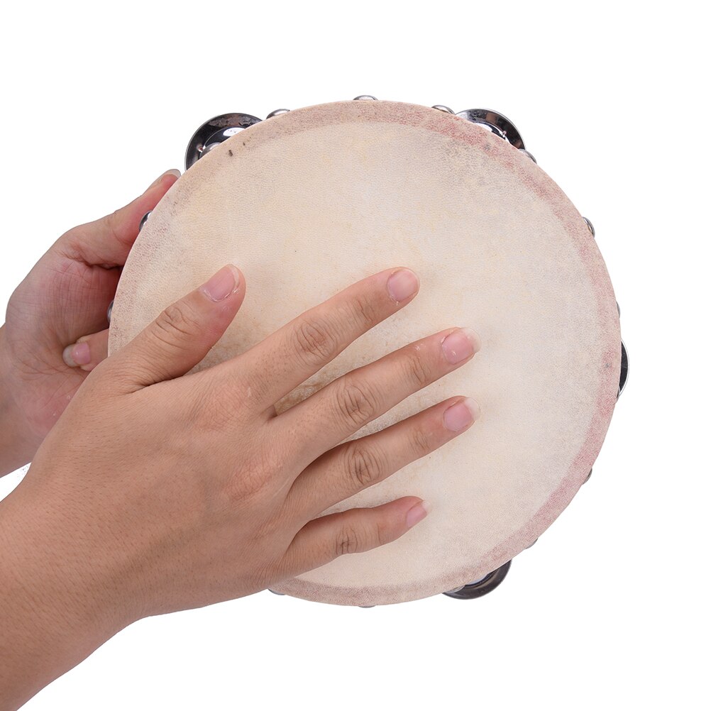 7" Musical Tambourine Tamborine Drum Round Percussion for Baby Kids