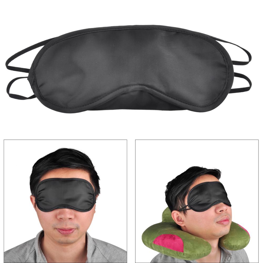 50 Teile/los Reisen Schlafen Augen Maske Schwarz Schatten Augenbinde Augenklappe Nacht Wirtschafts freies