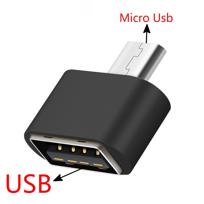 1PC OTG Adapter Micro USB Cables USB Female Converter OTG Data Line For Samsung Sony Xiaomi Huawei Flash Drive Keyboard Mouse: 02