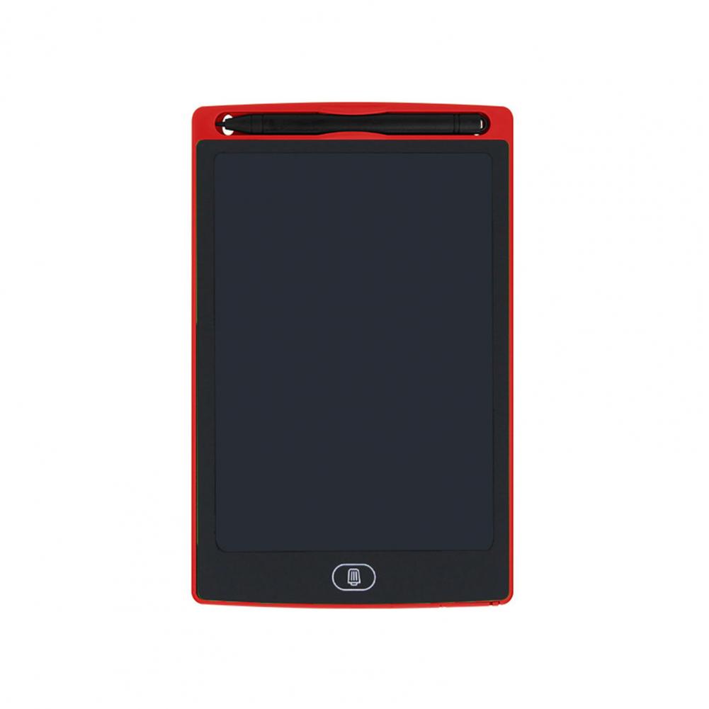 Electronic Drawing Board Early Education 8.5 Inch Screen LCD Erasable Scribbler Drawing Boards for Student: Red