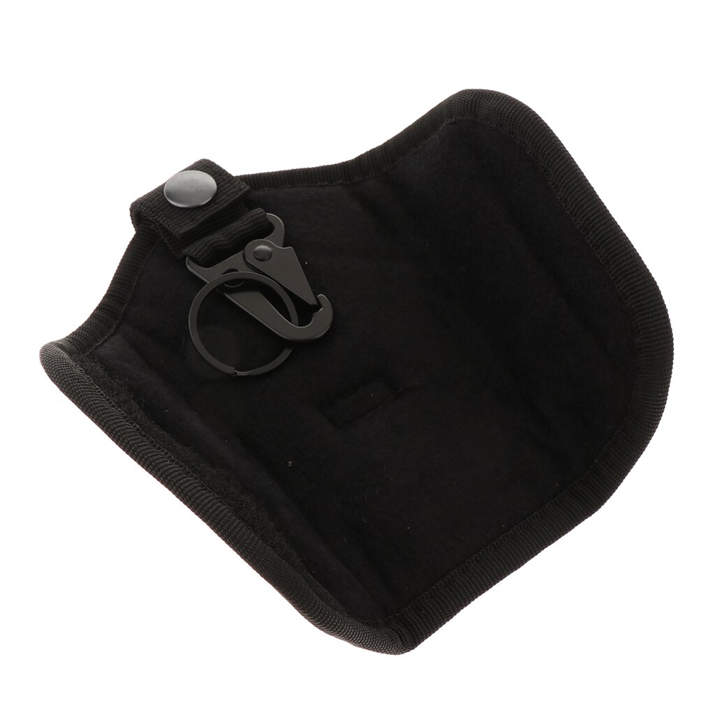 Black Silent Key Holder Key Bag Pouch Case with Closure
