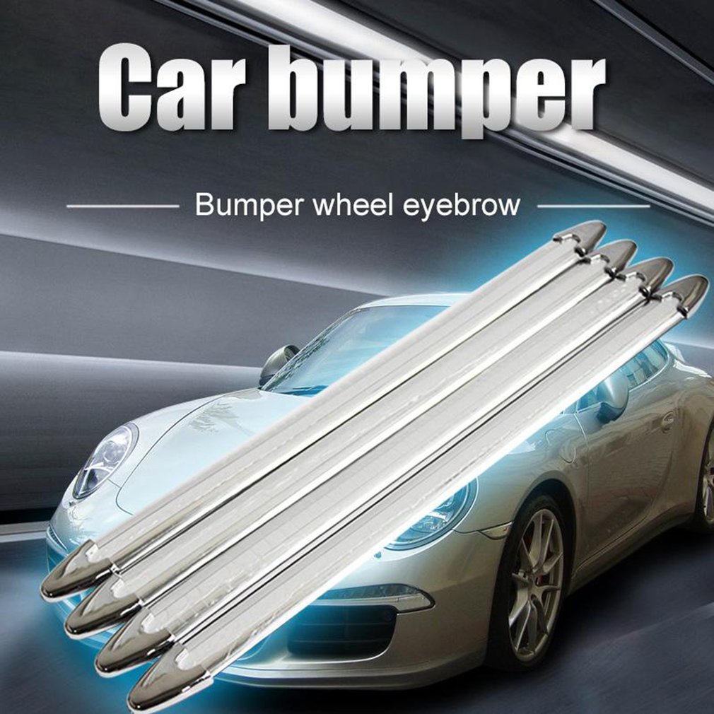 PVC Car Edge Anti-collision Strip Striped Bumper Protector Protective Guard Bar Anti-rub Scraping Strip