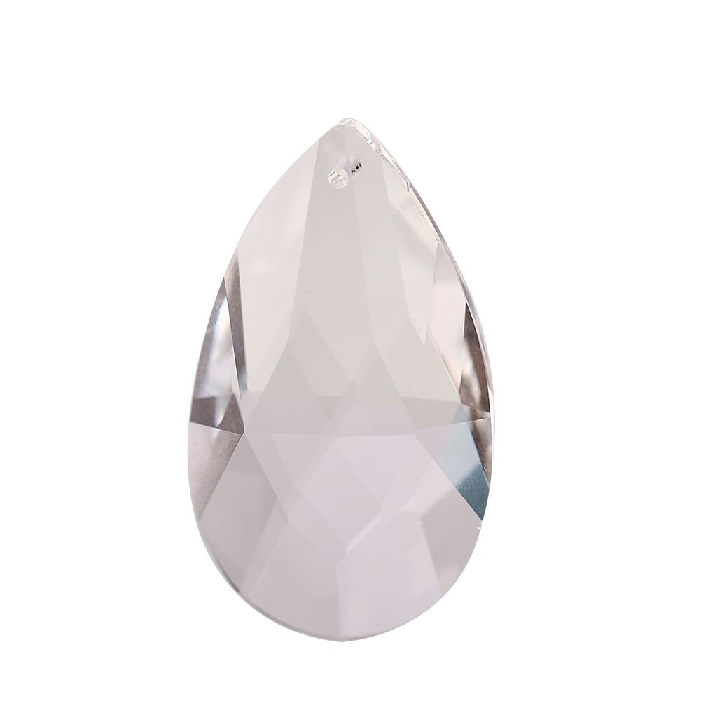 Clear Crystal Prism Water Druppel Hanger Voor Bruiloft Kroonluchter Kraal Lamp