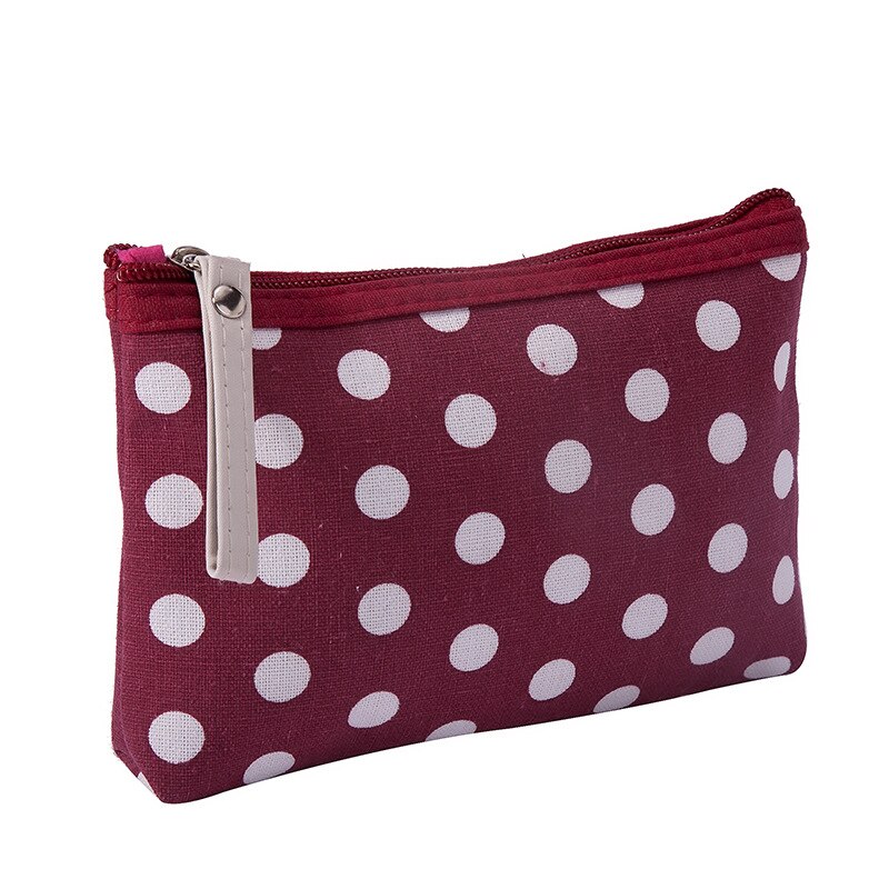 Multifunctionele Canvas Makeup Tassen Travel Lady Opbergtas Dames Waszak Stof Rits Portemonnee Cosmetische Opbergtas: 10