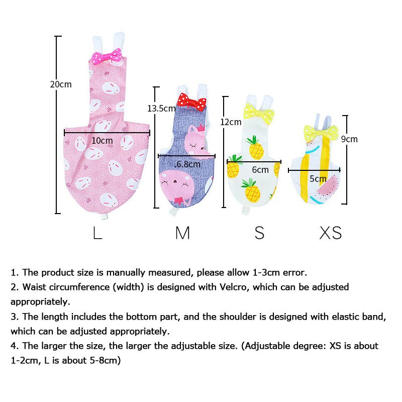 Pet Bird Clothes Diapers Poop Pocket Diapers Flight Suits Pigeons Parrots Diapers