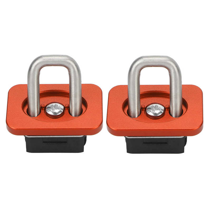 Tie Down Ankers Rvs Oxidatie Slip Truck Bed Side Muur Ankers 1000 Lbs Stabiele Voor Auto Accessoires: Oranje