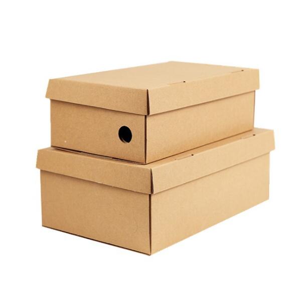 Kraft Paper Cutout Large Box Mall Activities Family Party Wallet belt Shoes Sandals Boots Cardboard Box: 5pcs / 29x14.5x9cm
