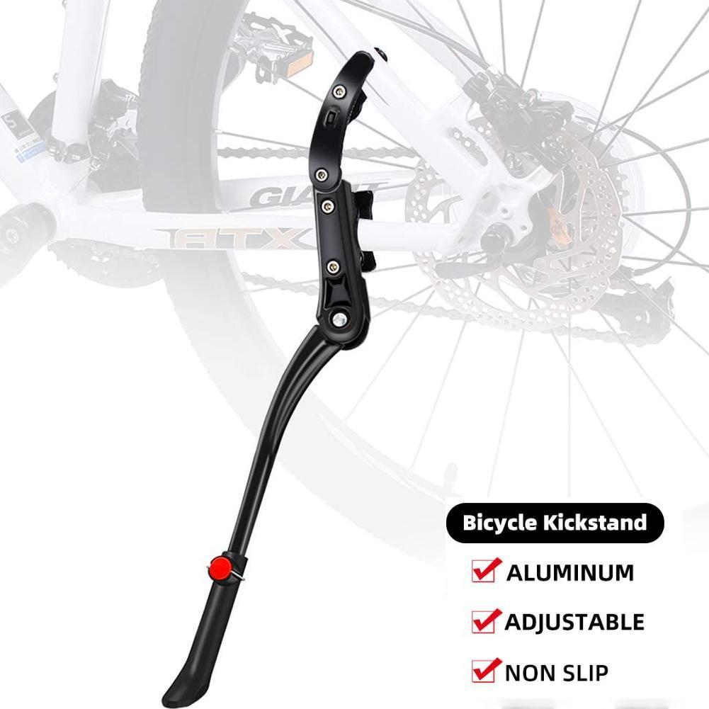 Mountainbike Verstelbare Voet Brace Parking Rack Auto Ondersteuning Aluminium Side Fiets Ondersteuning Achter Ondersteuning Accessoires J4R5