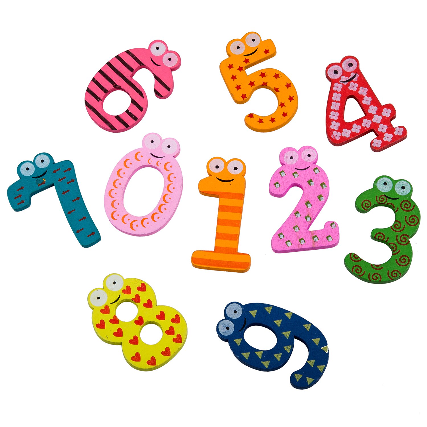 SZS Colourful Wooden Magnetic Numbers Fridge Magnet Toy,NUMBERS Educational Math Toy