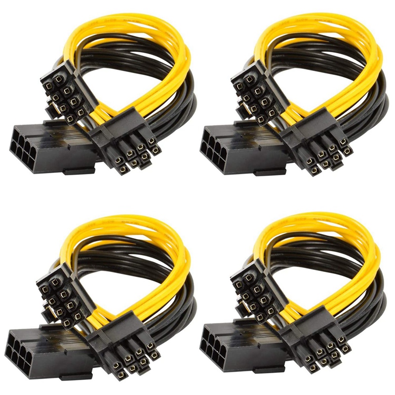 Câble d&#39;alimentation PCI-E à 2 PCI-E 8 (6 + 2) broches, séparateur de carte graphique PCI Express, câble d&#39;alimentation pour GPU: Style 1
