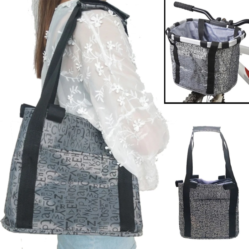 Mir avant pliable pour vélo de montagne, sac de transport pour animaux de compagnie, poignées amovibles, panier de vélo portable, charge de 3kg