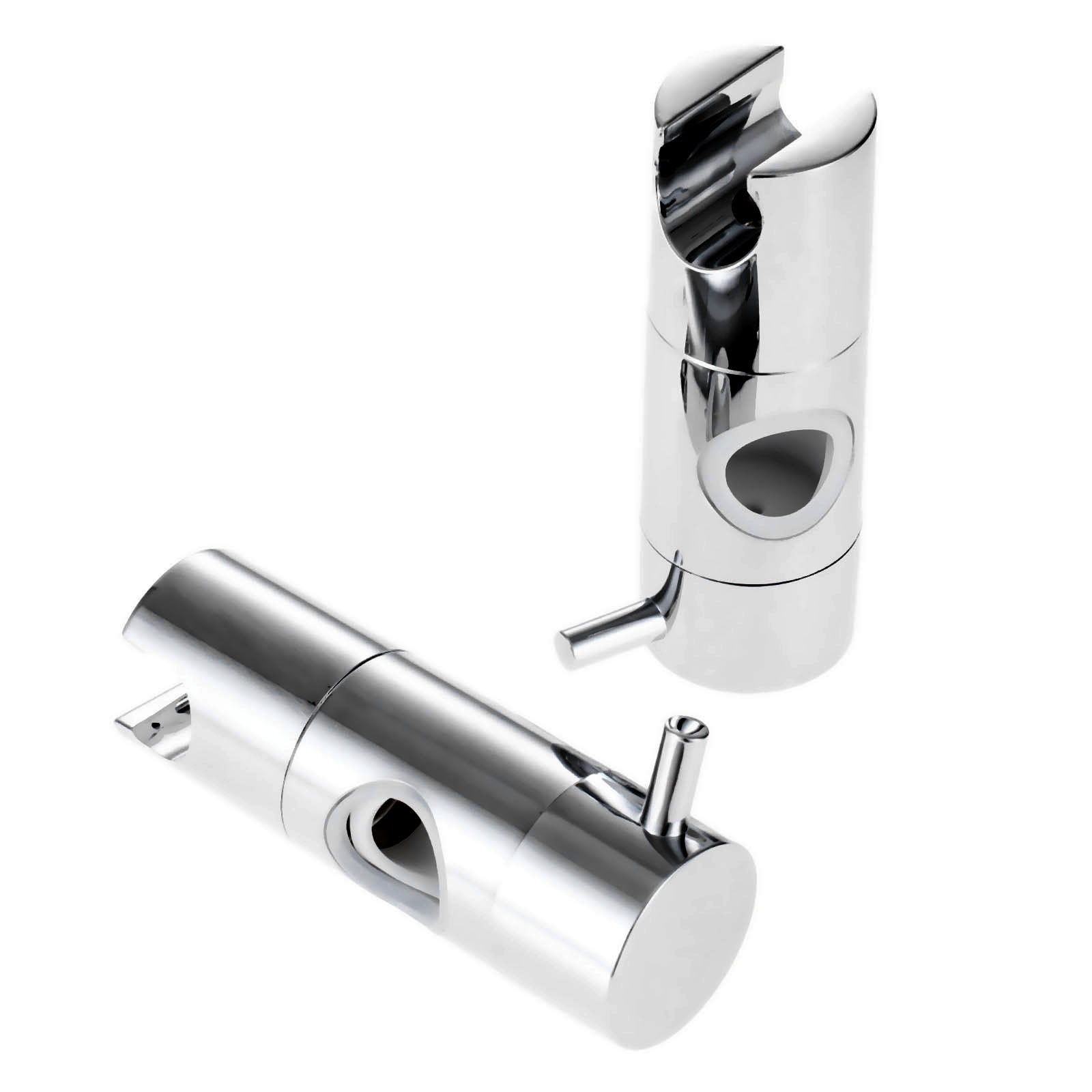 Hand Held Shower Head Holder for 22/25mm Slider Bar Height Angle Adjustable Sprayer Holder Shower Rod Replacement Parts