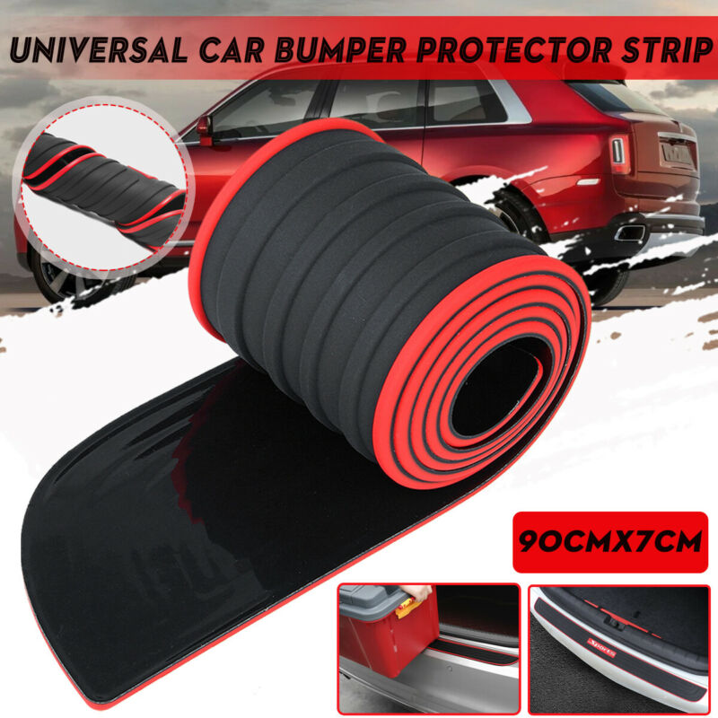 90Cm X 7Cm Universele Auto Kofferbak Sill Bumper Guard Protector Rubber Pad Cover Strip Kofferbak Deur Drempel