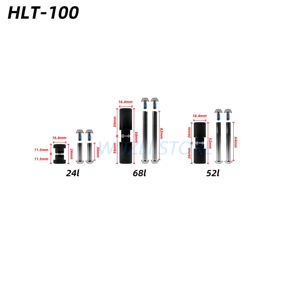 HLT-100 Mtb Rear Shock Suspension 125Mm 150Mm 165Mm 185Mm 850lbs 1000lbs Olie Lente Berg Fiets Shock
