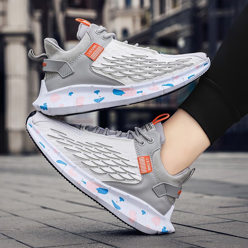 Baskets confortables à plateforme pour hommes, chaussures de marche, pour Gym et loisirs, modèle chaussures pour homme, Zapatillas Hombre, modèle directe