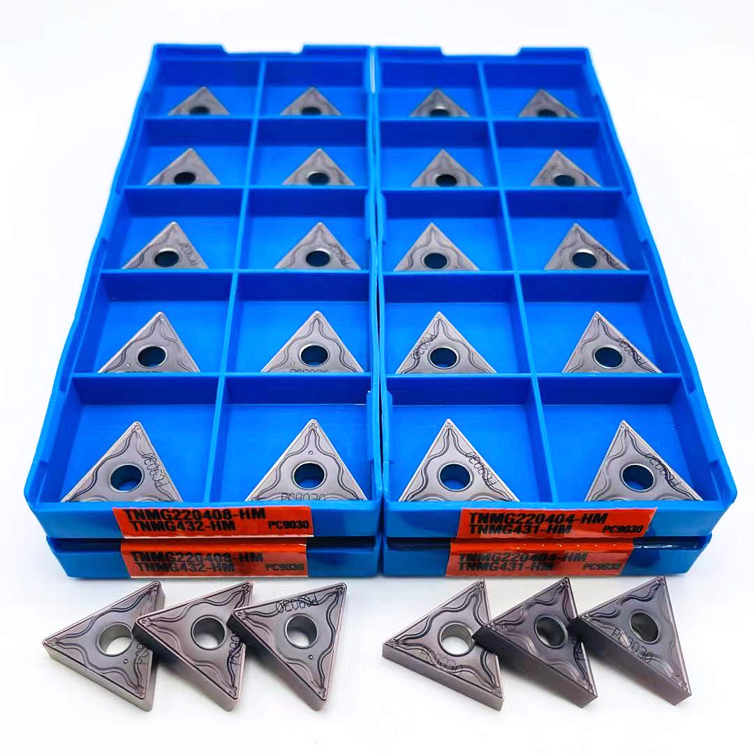 TNMG220408 HM PC9030 TNMG 220408 HM PC9030, herramienta de torneado de metal, CNC, original,