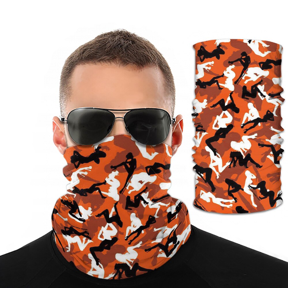 European and American 3D camouflage digital printing outdoor insect repellent mask, cap, variety magic, scarf: 6