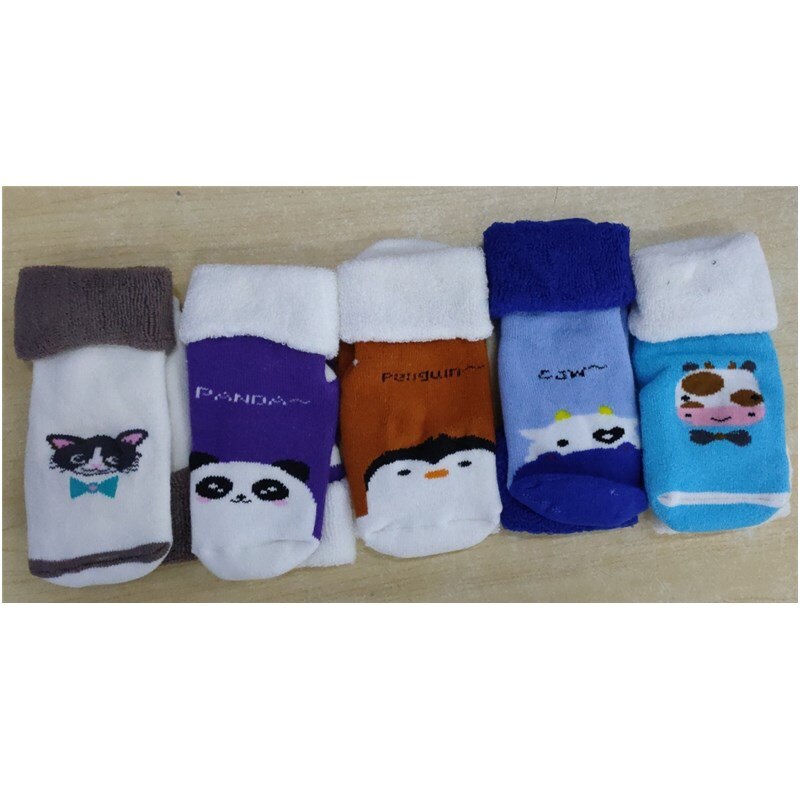 Infant Toddler Baby Boy Girls Socks That Look Like Shoes Anti-slip Cotton Indoor Sock 0-3 Years Peace Socks Black white blue Red: C