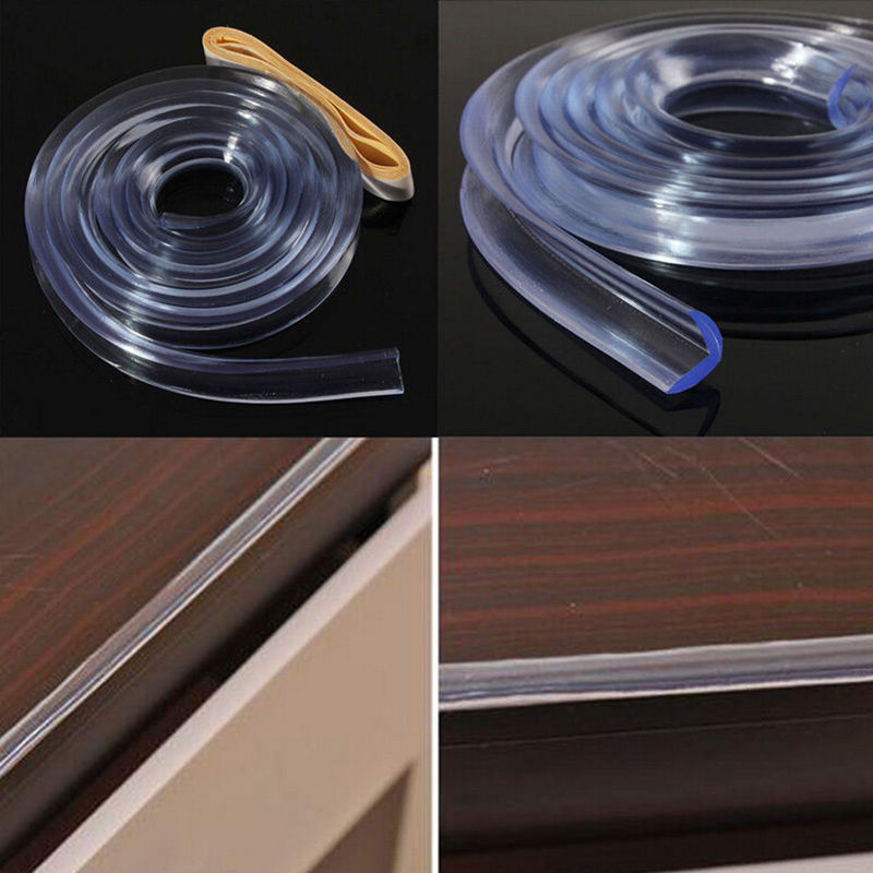 Transparante Tafel Hoek Protector Strip Veiligheid Bescherming Van Kinderen Op Meubels Zachte Siliconen Rand Bumper Baby Deur Stopt