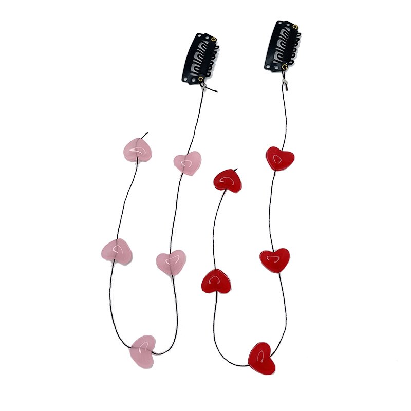 25-36cm/ lots hår tofs blomförlängning hårstrån lång kedja peruk dekoration fest smink hår styling accessoarer