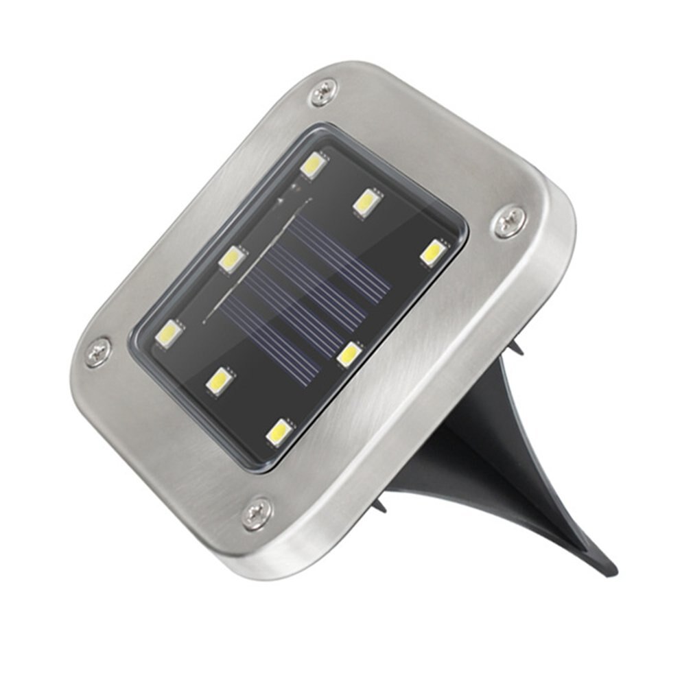 LED Square Solar Ground Light Outdoor Garden Path Floor Buried Lighting Lamp Garden Decking Yard Lawn Lamps