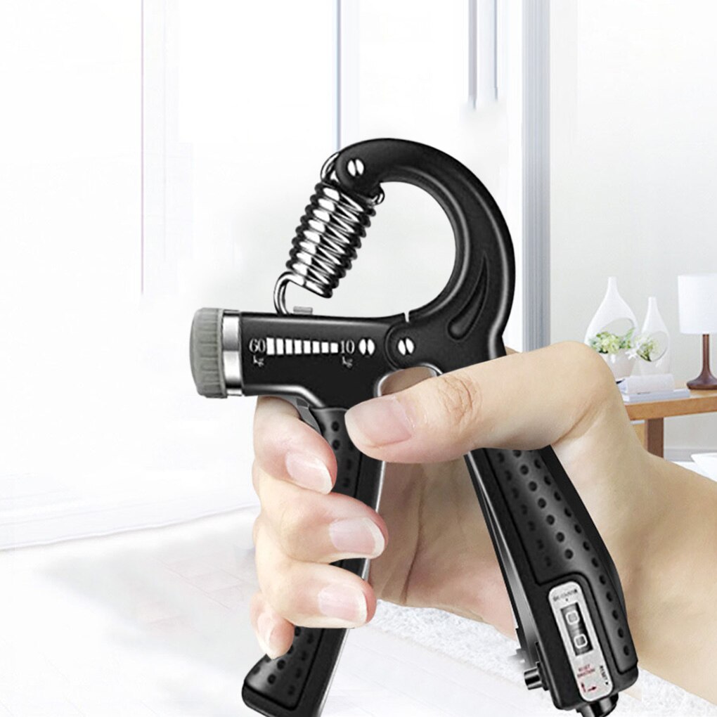 6Pcs Strength Exercise Gripper Adjustable Hand Grip Counter Finger Puller Training Finger Trainer