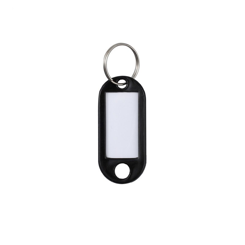 Tanice 200 stuks plastic mix kleur sleutel identificatielabels labels met sleutelring splitringen merk bagage kleding identificatielabels labels 5cm*2.2cm