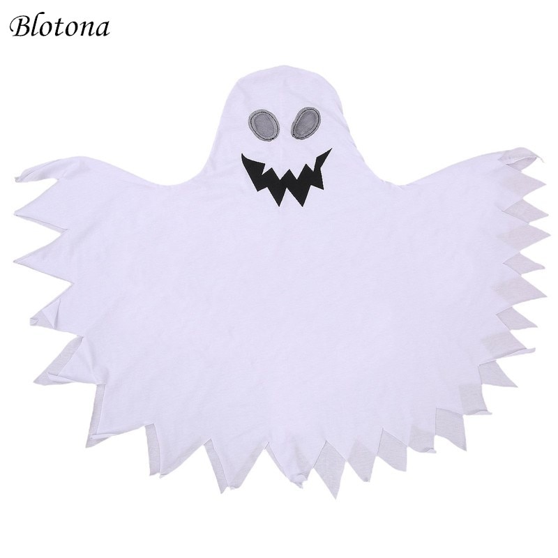 Blotona – Cape d&#39;halloween pour enfants, tenue pour garçons, manteau à capuche à manches longues, imprimé de dessin animé, 2 à 6 ans