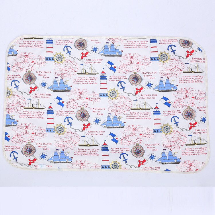 Baby Baby Waterdicht Vel Urine Changing Pads Cartoon Herbruikbare Baby Beddengoed Aankleedkussens: 4