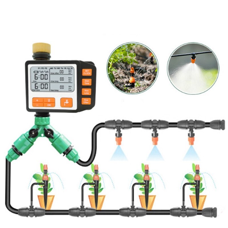 Automatic Watering Sprinkler System Irrigation Controller Programmable Digital Faucet Timer Battery Operated Accessories