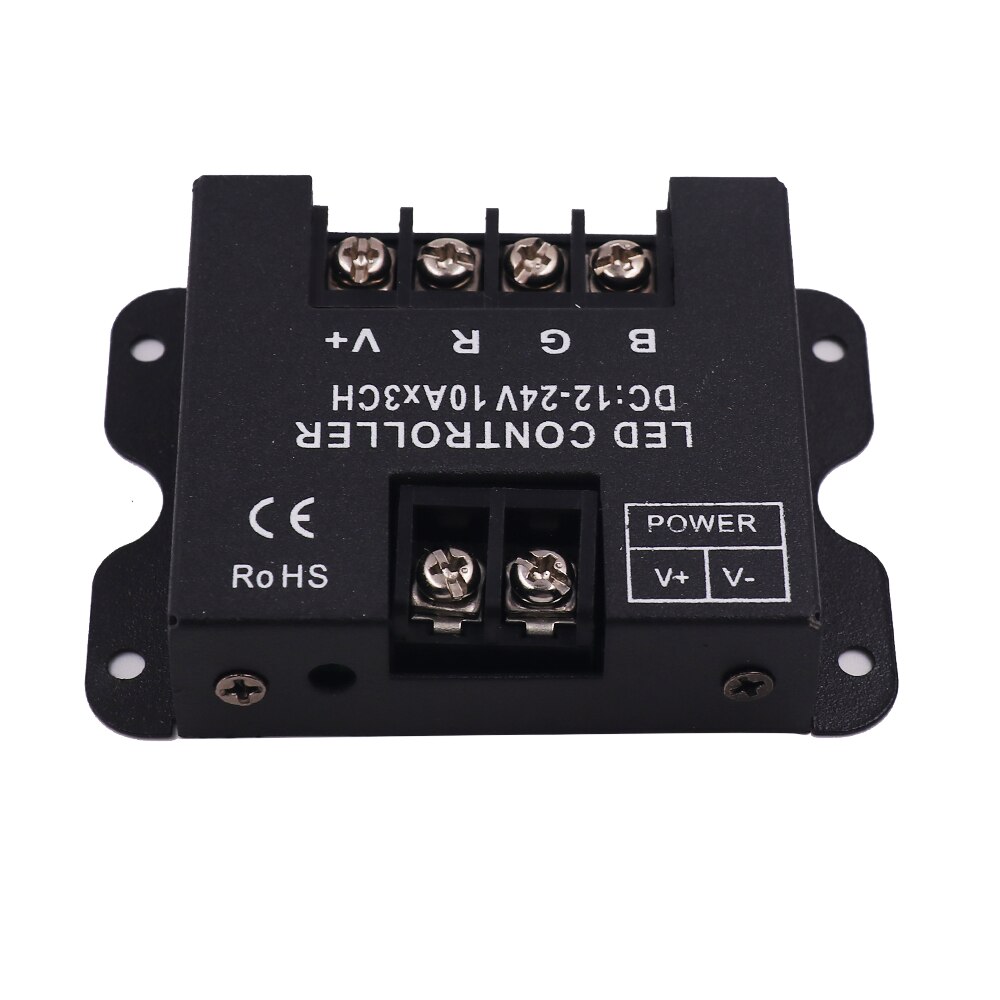 DC12-24V 30A LED RGB Controller with 24Key RF Remote Control 10AX3CH RF Wireless RGB controller dimmer for led strip light tape