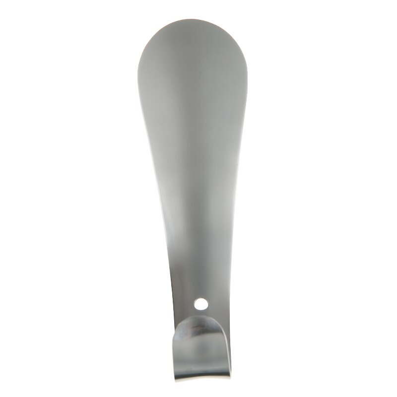 Long Shoe Horn tainless Steel Silver Metal Shoe Horn Easy Handle Spoon Leather Strap Travel Shoehorn Remover Flexible Shoe Horn