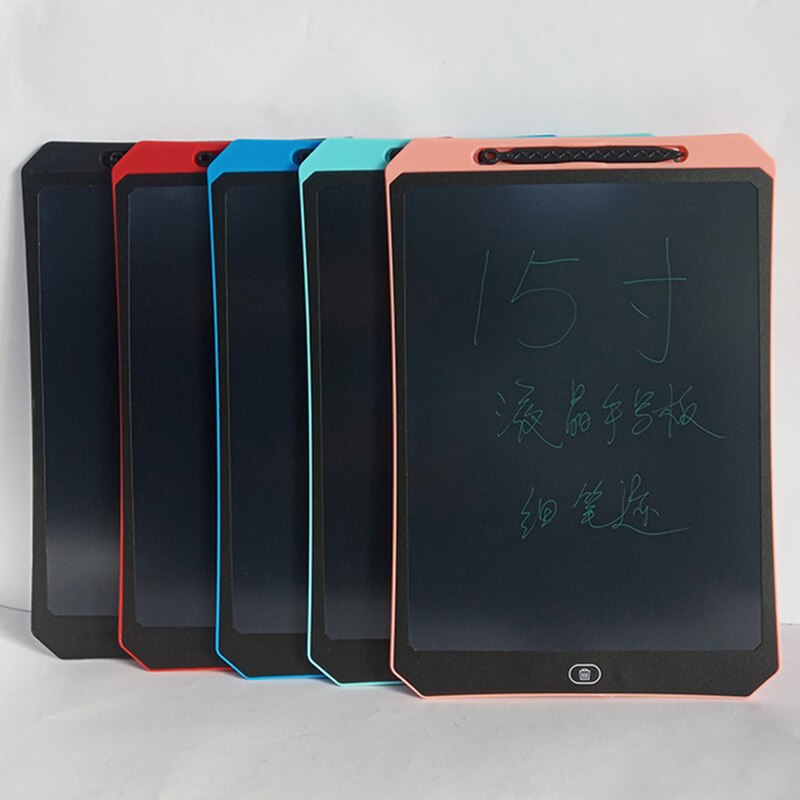 LCD Blackbord 15 Inch Smart Digital Drawing Electronic Chalkbord Energy Handwriting Drawing Message Writing Board Children