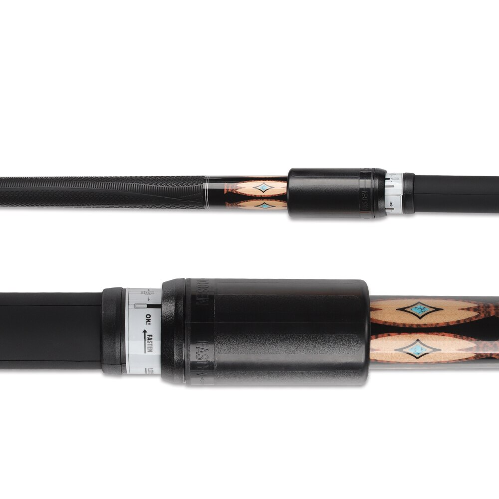 Cue Extension Extender for Pool Cue or Snooker Cue Black White Durable Non Slip Universal Extension Billiards Accessories