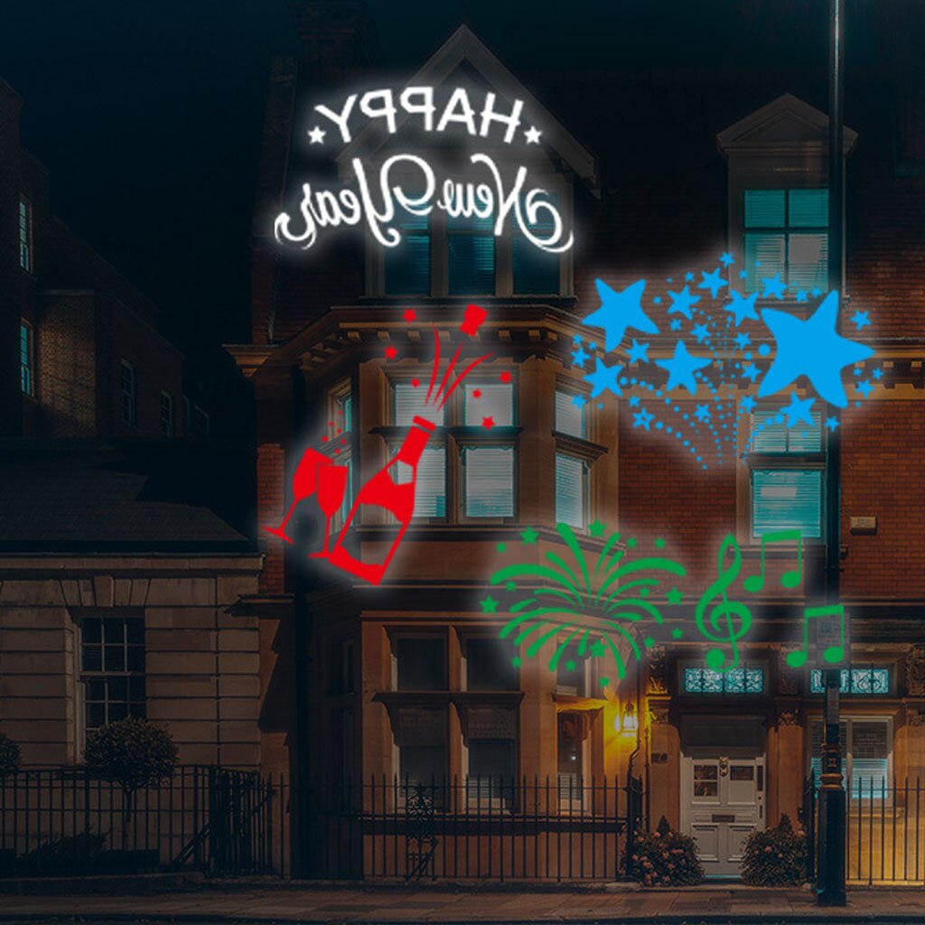 Ouhaobin Ip65 Led Party Geanimeerde Patroon Projector Kerst Halloween 12 Schakelbare Proyector De Uso Doméstico