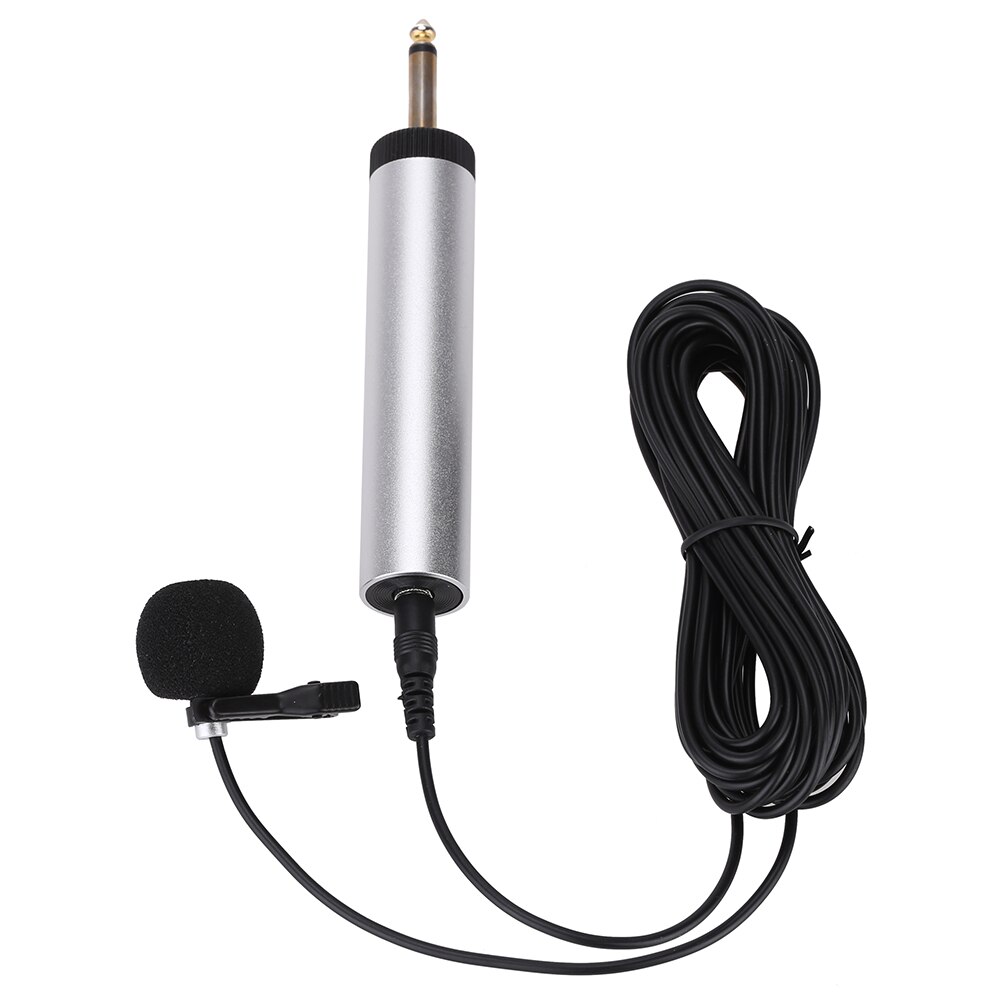 Mini Portable Wired Electret Condenser Lapel Clip-on Musical Instrument Mic Microphone for Guitar Sax Trumpet Violin Piano
