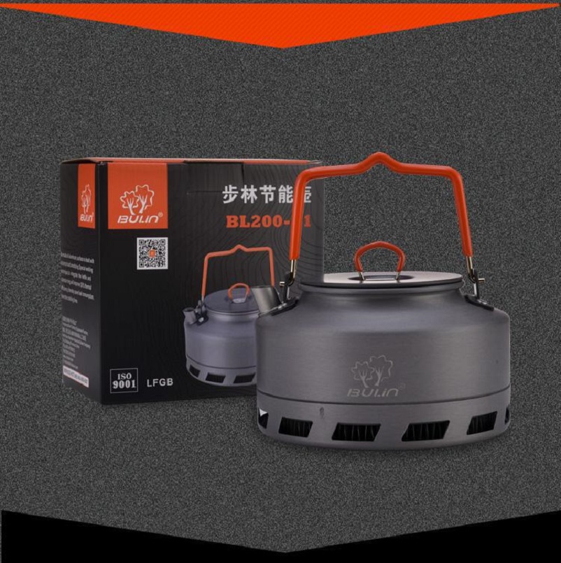 Outdoor Draagbare Snelle Verwarming Camping Waterkoker Bulin BL200 1.1L 1.6L Camping Energiebesparende Ketel Outdoor Thee Koffiepot