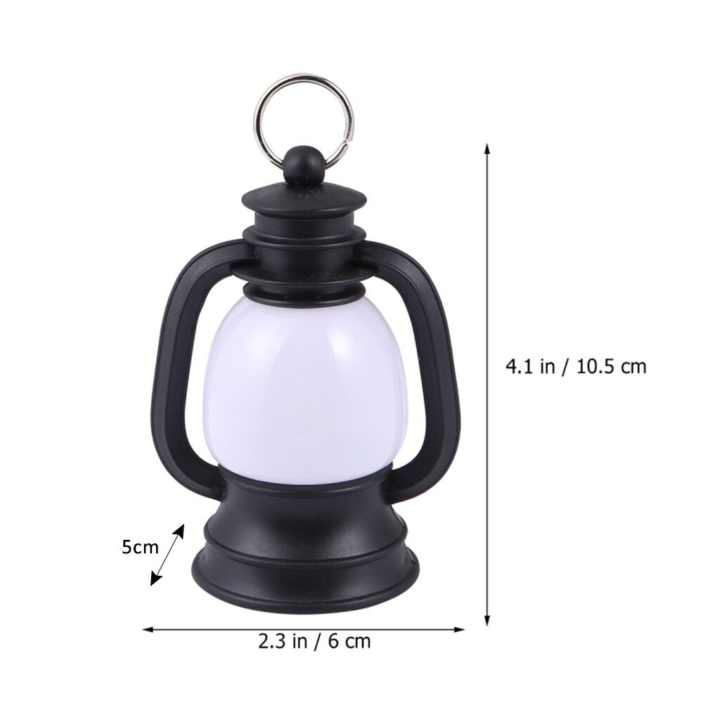 Bärbara lyktor retro liten fotogenlampa led vintage hästlykta mini ponnylampa nödtältslampa för utomhuscamping