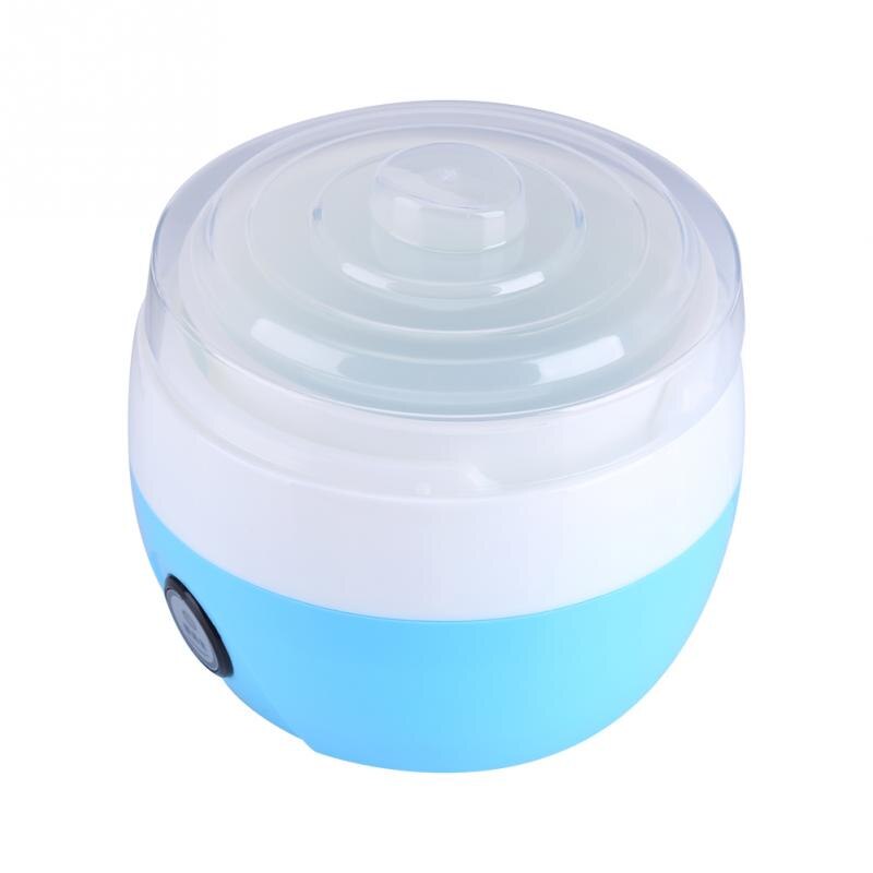 220v 800ml elektrisk automatisk yoghurt maker maskine yoghurt diy værktøj plast container kithchen apparat: Blå