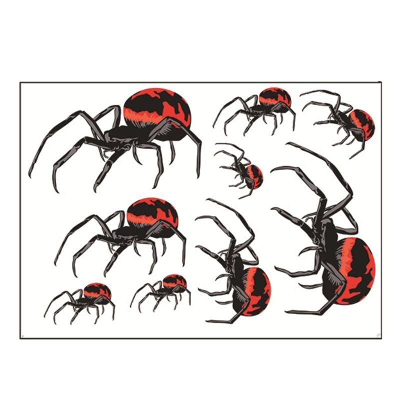 Halloween Spider Wall Stickers Party Decorative Stickers DIY Wall Art Decal Deco QX2E