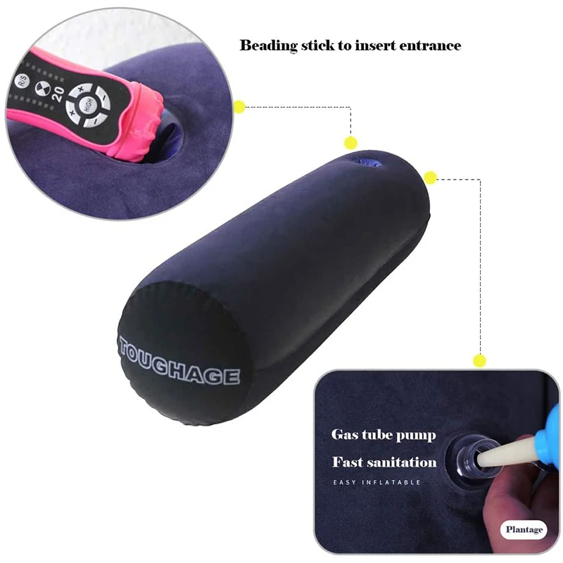 Oreiller gonflable flocage Position d'amour coussin lit meubles compensés canapé jeux de nuit Couples aide oreillers mari et femme