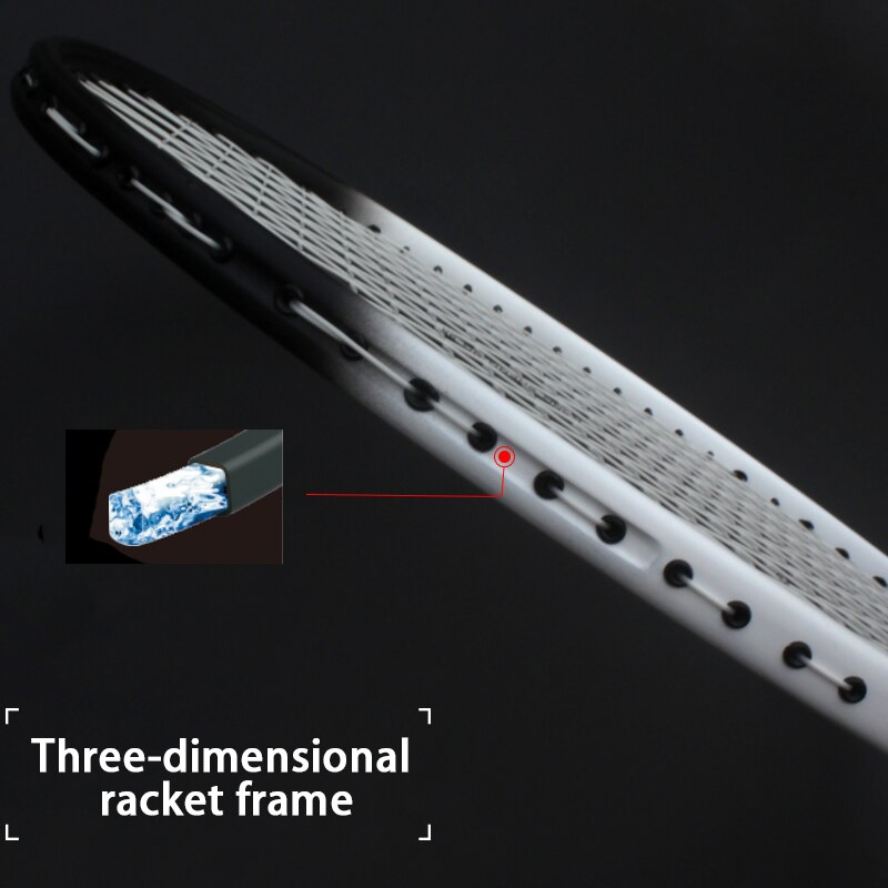 Ultralight Carbon Fiber Badminton Racket 5U Raquette 6 Colors Rackets Z Speed Force Padel Light Weight 75-79g